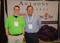 Ben Harmon and DJ Ryan with Anthony Vineyards.